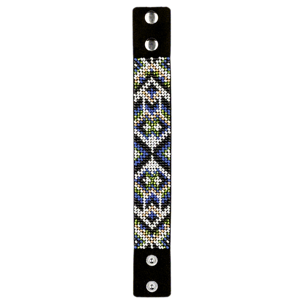 Bead embroidery kit on artificial leather FLBB-031