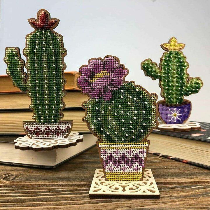 Bead embroidery kit on wood FLK-189