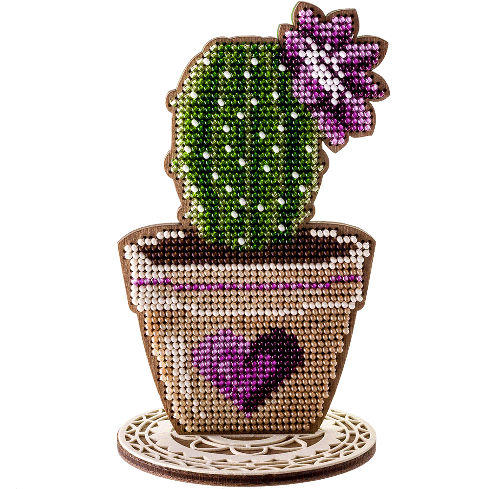 Bead embroidery kit on wood FLK-190