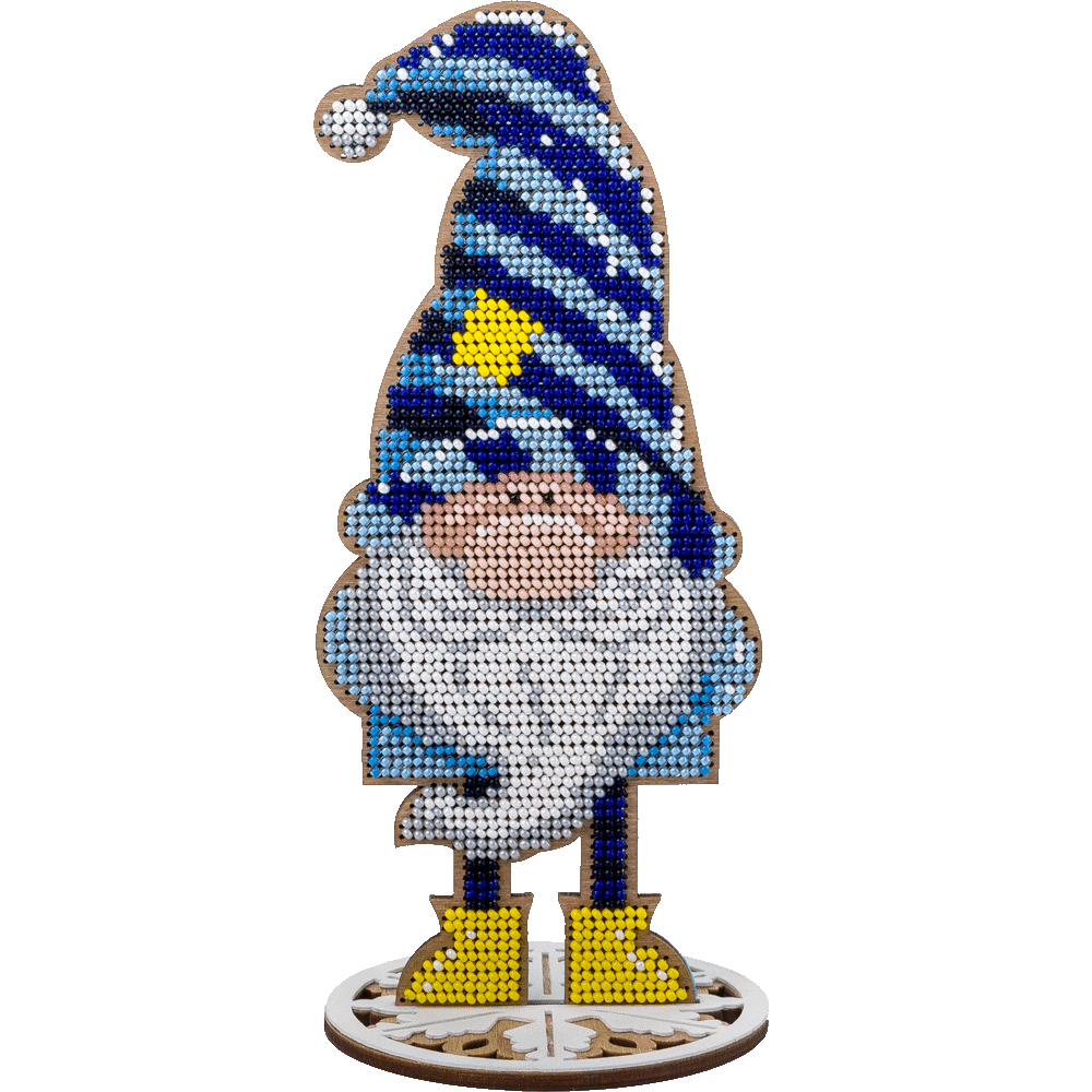 Bead embroidery kit on wood FLK-208