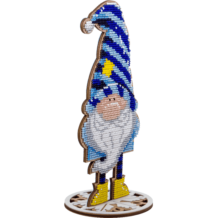 Bead embroidery kit on wood FLK-208