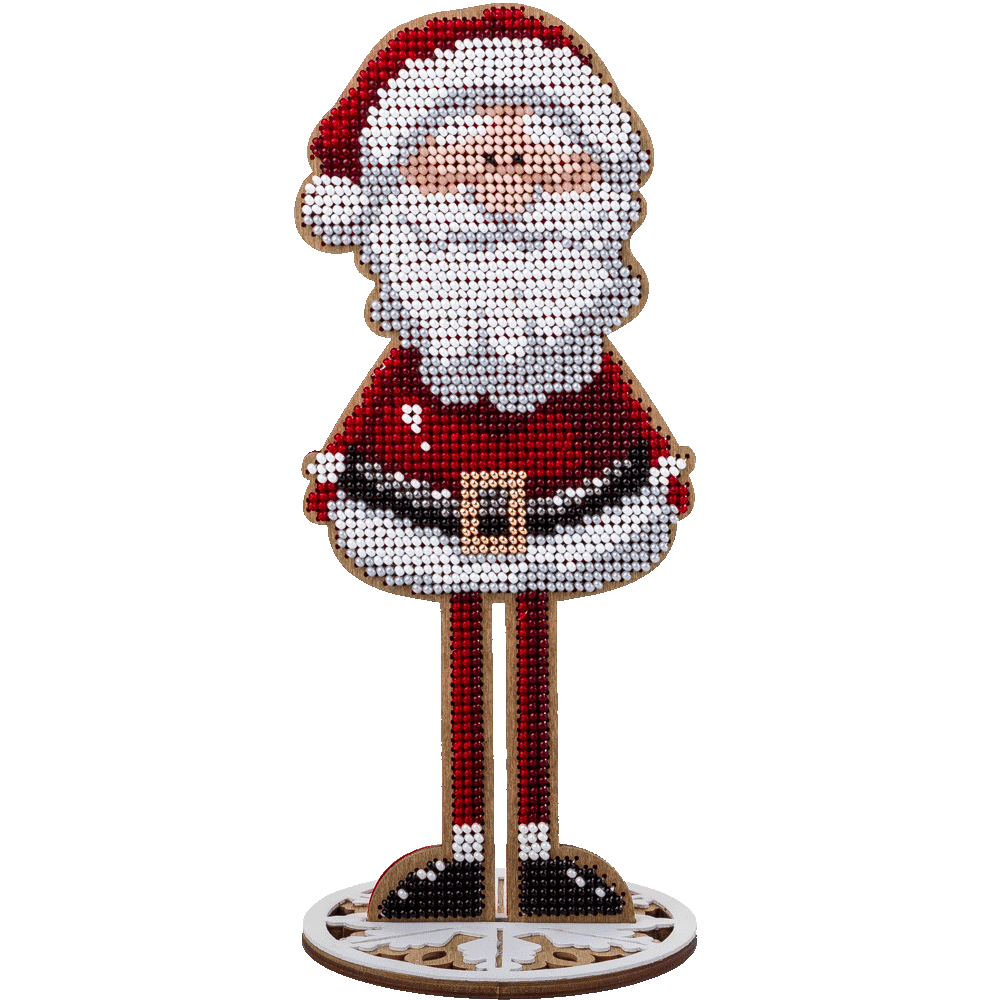 Bead embroidery kit on wood FLK-209