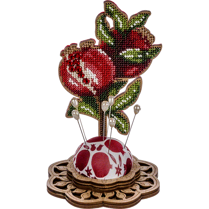 Bead embroidery kit on wood FLK-287