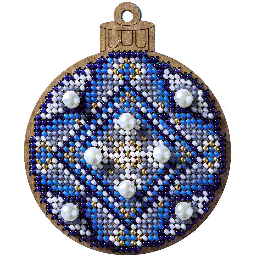 Bead embroidery kit on wood FLK-311