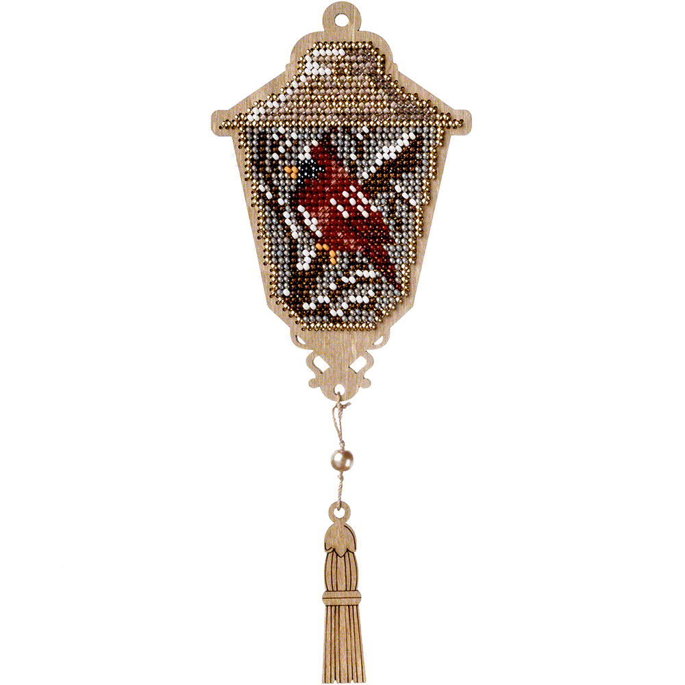 Bead embroidery kit on wood FLK-450