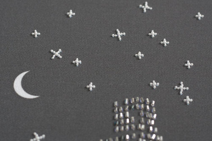 Bead Embroidery Kit - The glitter of the night lights AB-755