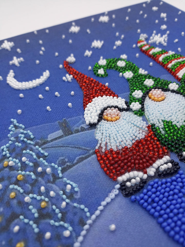 Bead Embroidery Kit - The three dwarfs AB-881