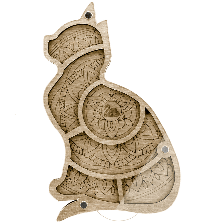 Bead organizer with transparent cover FLZB-036