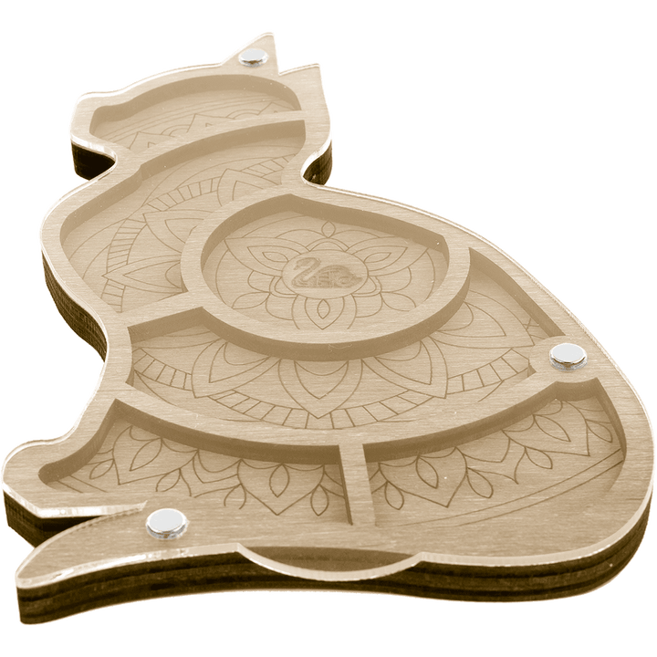 Bead organizer with transparent cover FLZB-036