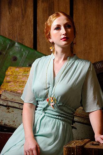 Bearded Woman Halloween Necklace by Laliblue - Quirks!