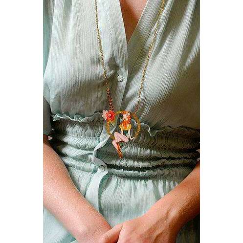 Bearded Woman Halloween Necklace by Laliblue - Quirks!
