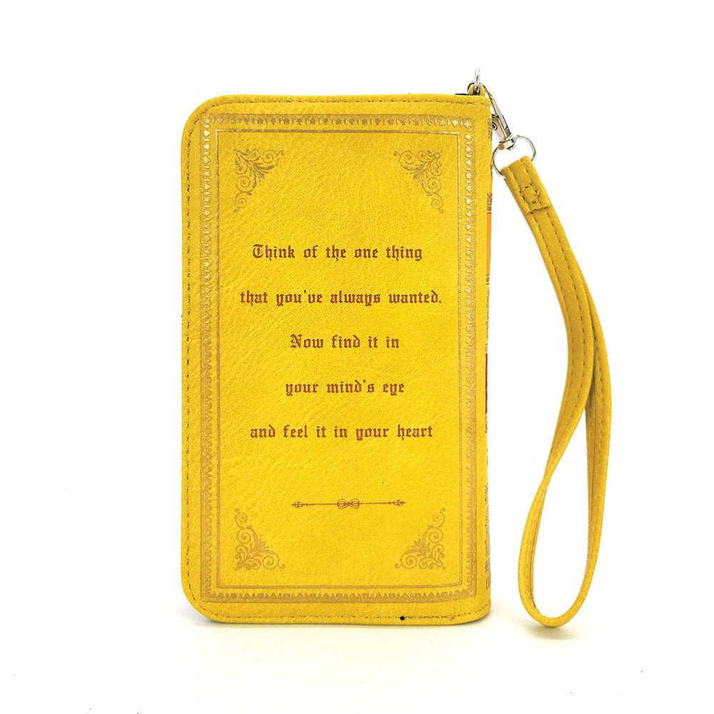 Beauty And The Beast Book Wallet Wristlet