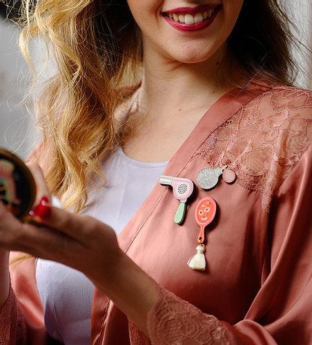 Beauty Supplies Brooches Set of 3 by Laliblue - Quirks!