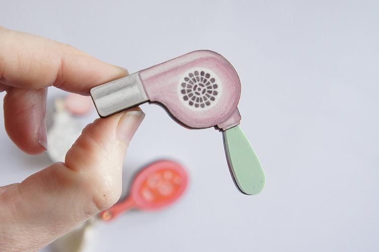 Beauty Supplies Brooches Set of 3 by Laliblue - Quirks!