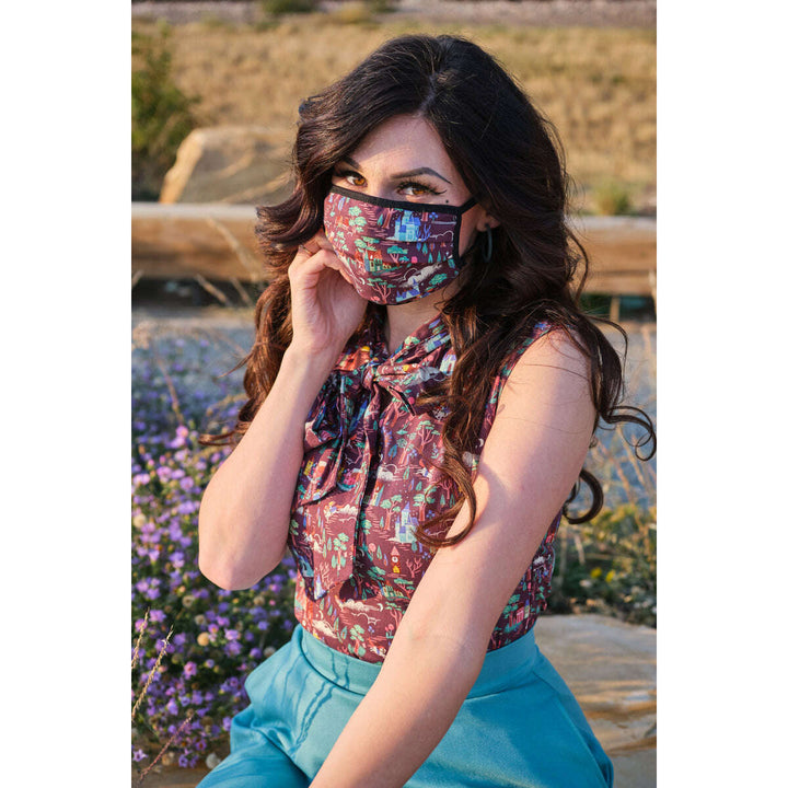 Beauty & the Beast Reversible Cotton Mask