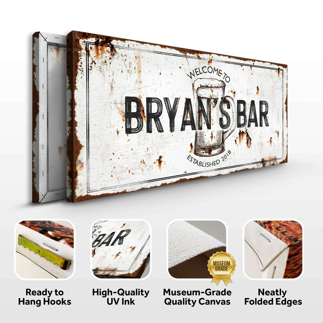 Beer Barrel Bar Sign II