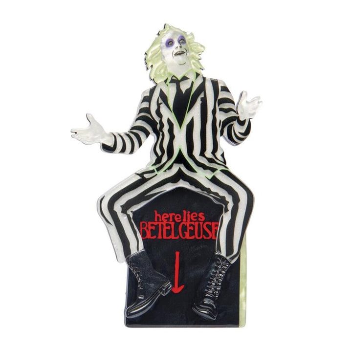 Beetlejuice Brooch by Erstwilder 