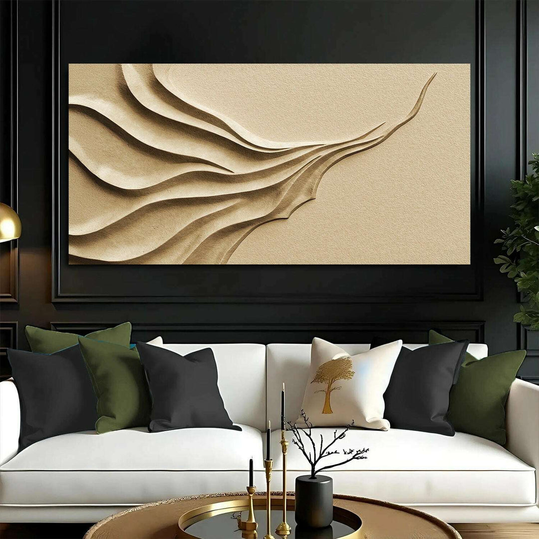 Beige Minimalist Wall Art II
