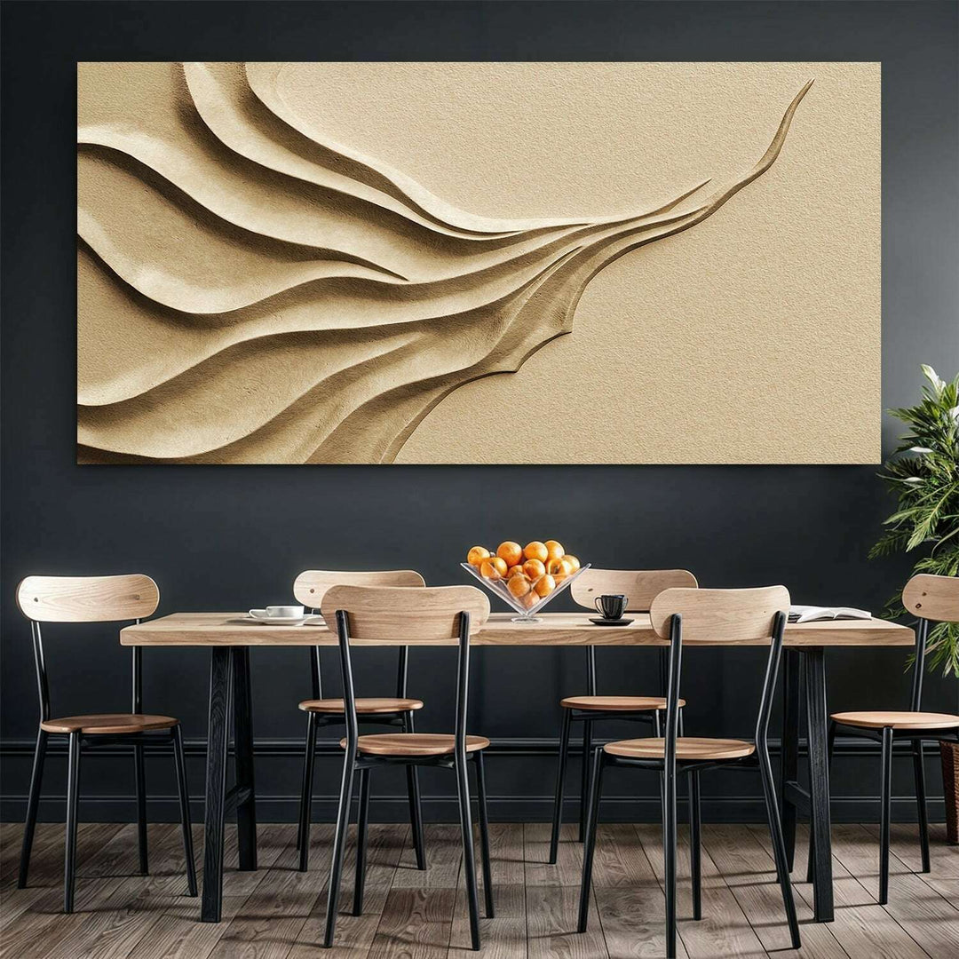 Beige Minimalist Wall Art II