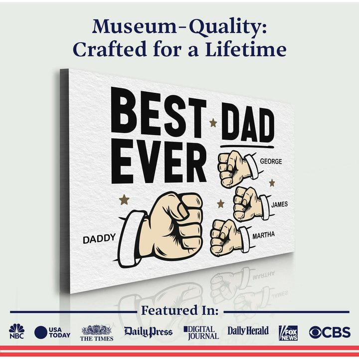 Best Dad Ever Father's Day Gift Sign