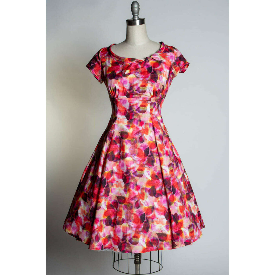 Beverly Dress- Scarlet Leaves *sale