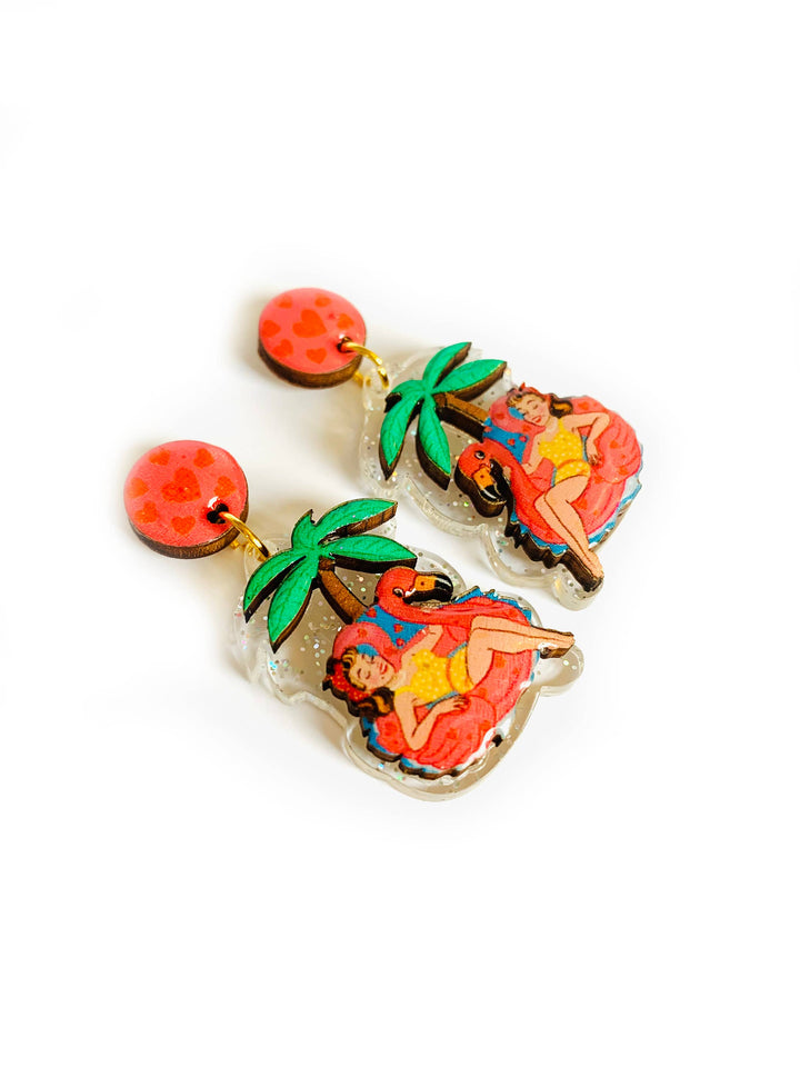 Frankie Tropicana Earrings by Rosie Rose Parker