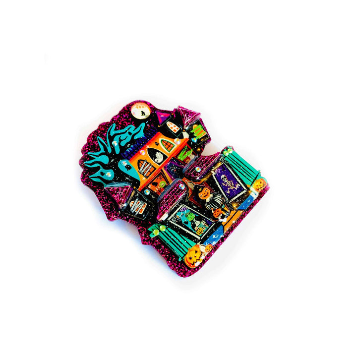 Big Spooky House Brooch by Rosie Rose Parker