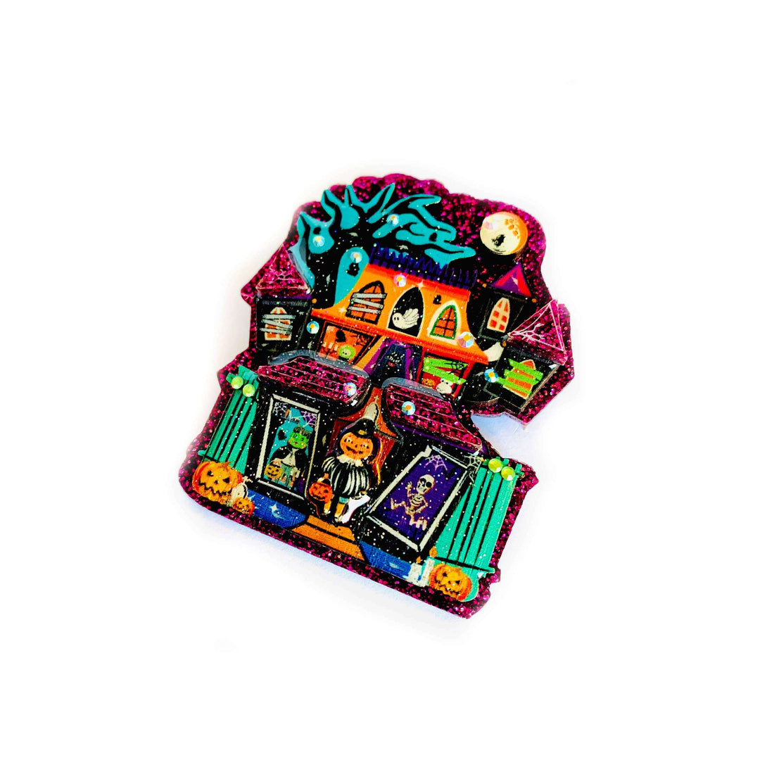 Big Spooky House Brooch by Rosie Rose Parker