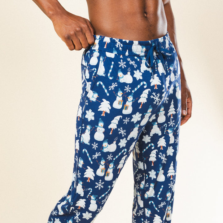 The Big Blizzard | Naughty Snowmen SleepDeep™ Men’s Pajama Joggers