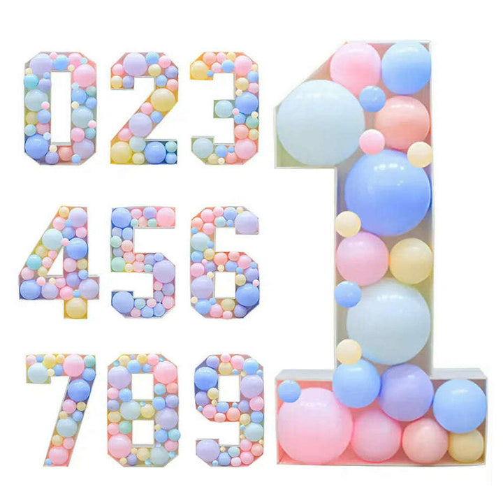 Birthday Number Figure Balloon Filling Box F07M2-21-7