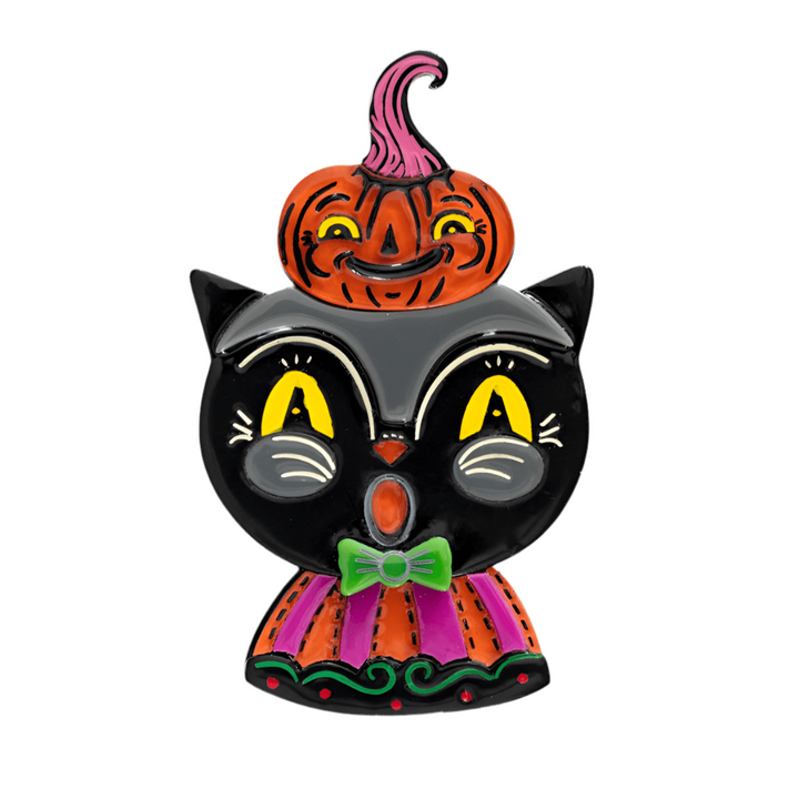 Black Cat with Kinny Brooch by Lipstick & Chrome – view 2