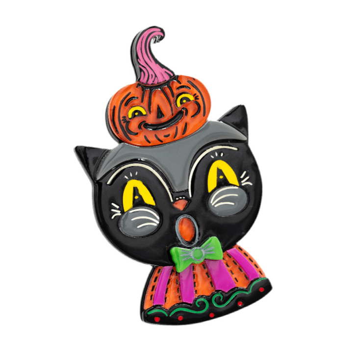 Black Cat with Kinny Brooch by Lipstick & Chrome – view 3