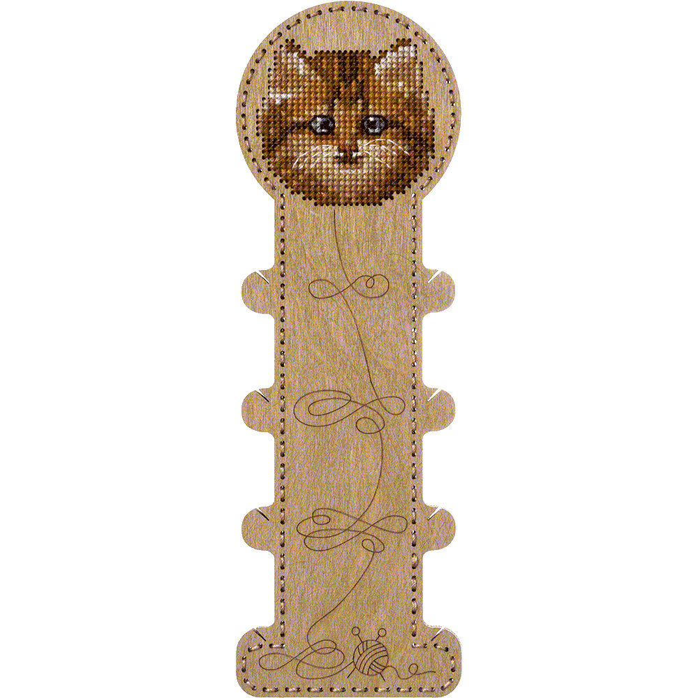 Blank for embroidery with thread on wood FLHW-012