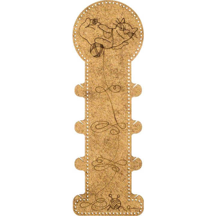Blank for embroidery with thread on wood FLHW-012