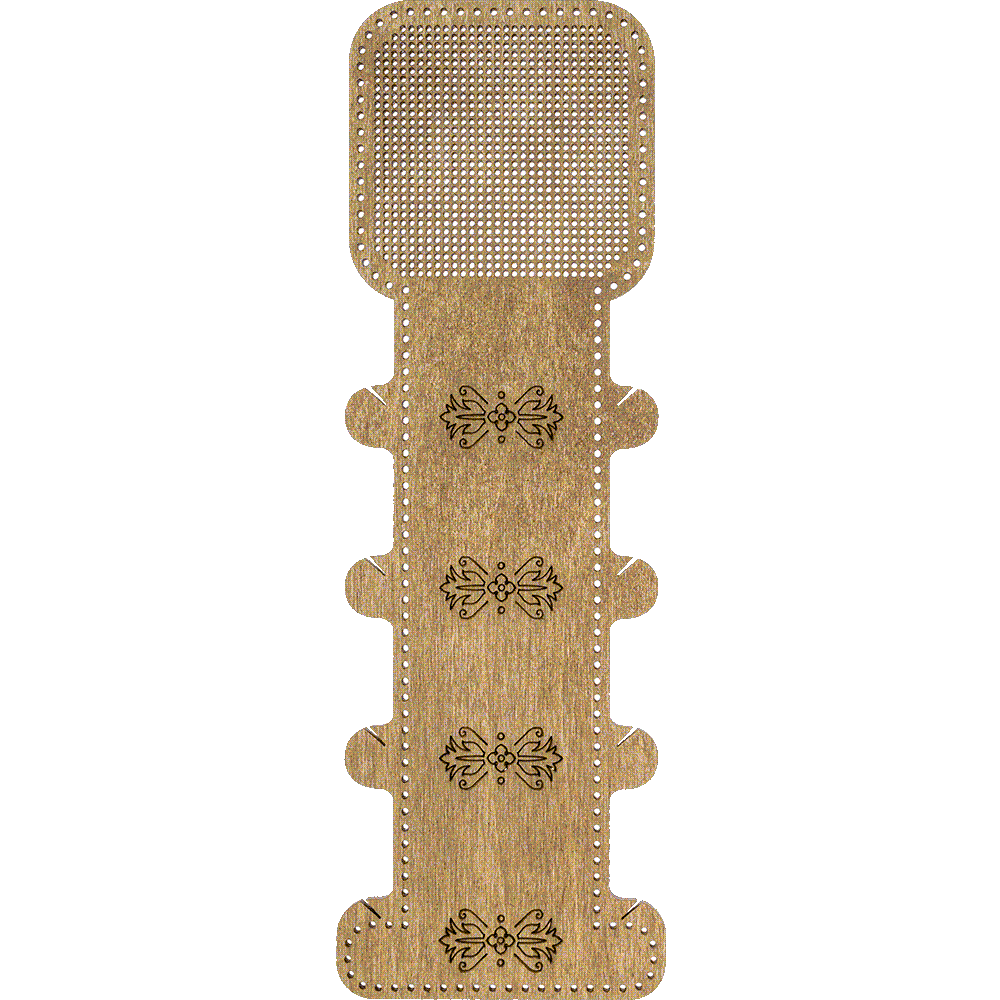 Blanks for embroidery with thread on wood FLHW-008