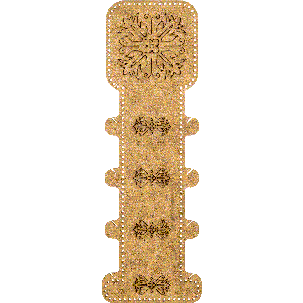 Blanks for embroidery with thread on wood FLHW-008