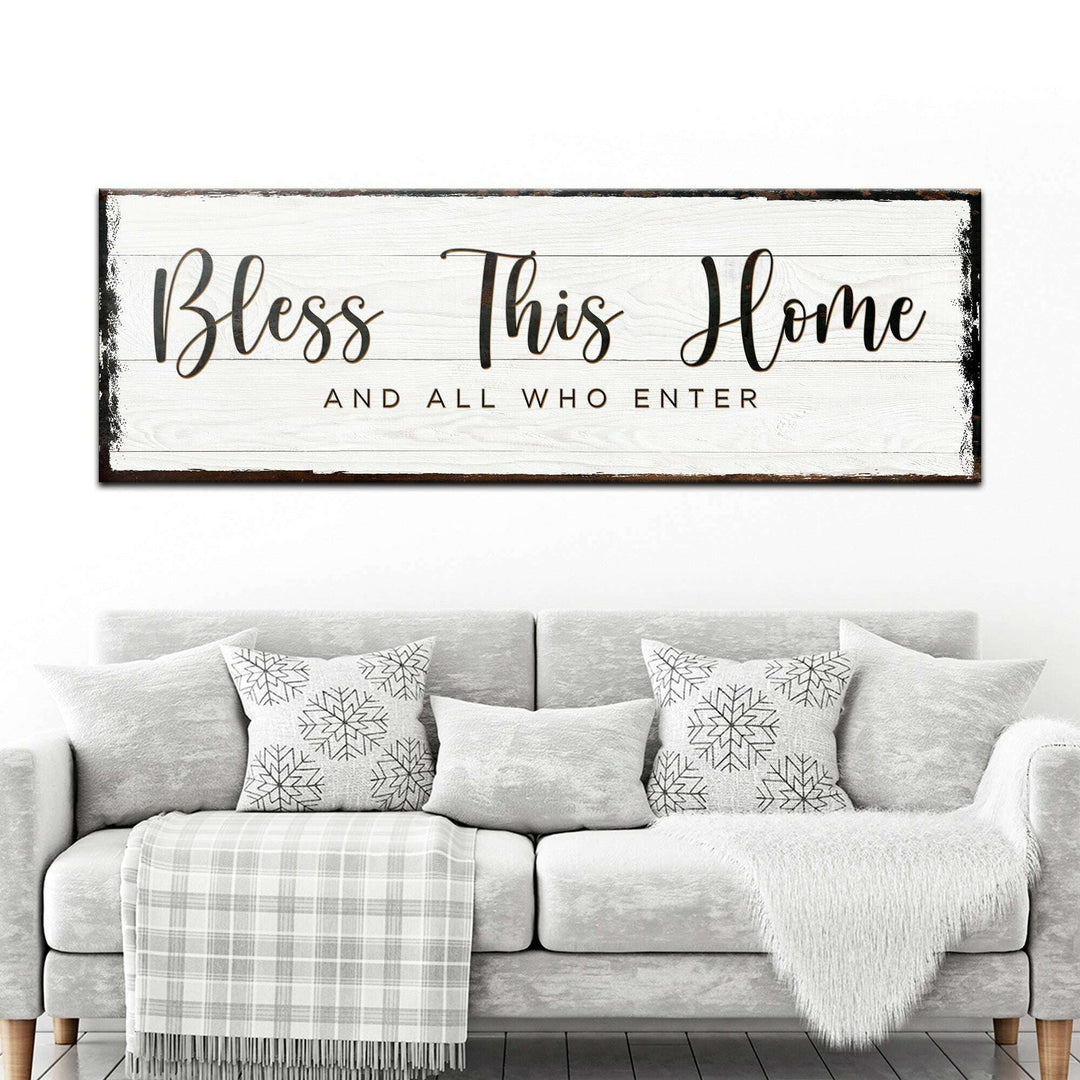 Bless This Home Sign