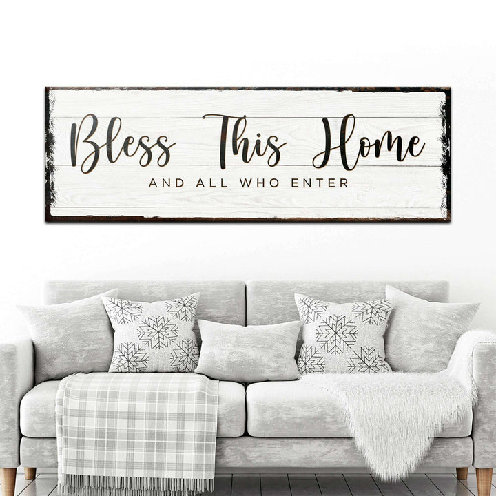 Bless This Home Sign