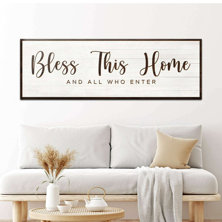 Bless This Home Sign