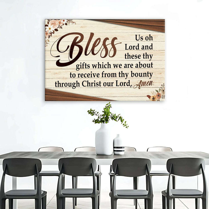 Bless Us Oh Lord Faith Sign III