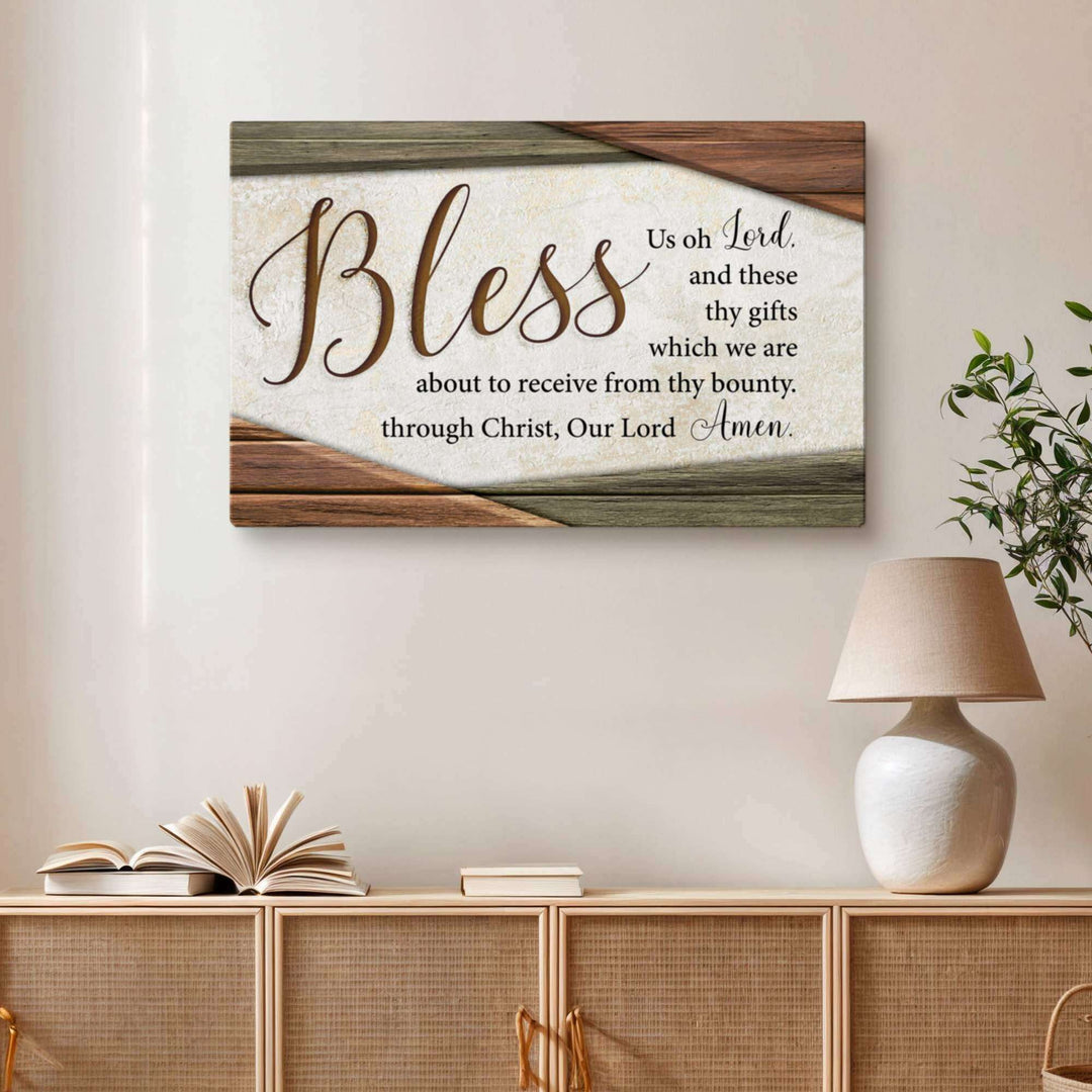 Bless Us Oh Lord Faith Sign IV