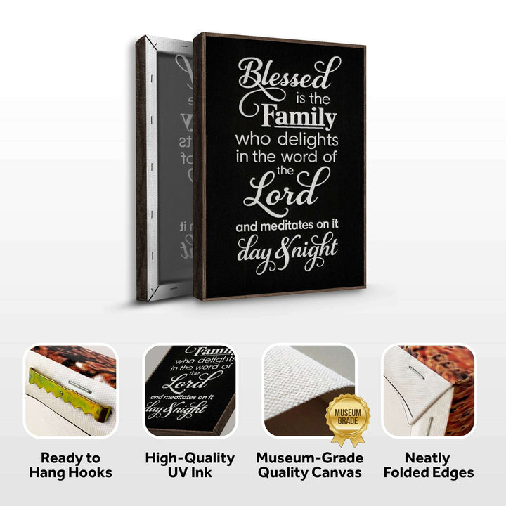 Blessed Is The Family Faith Sign II