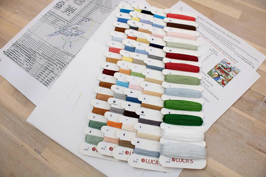 Blissful Bird Feeder B2417L Counted Cross-Stitch Kit