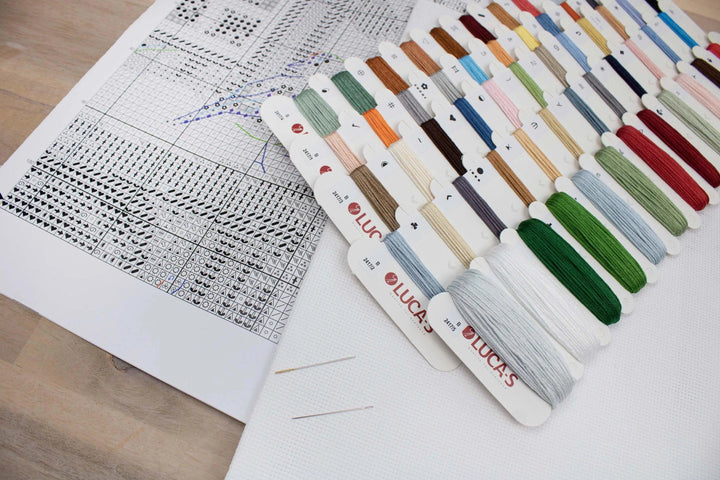 Blissful Bird Feeder B2417L Counted Cross-Stitch Kit