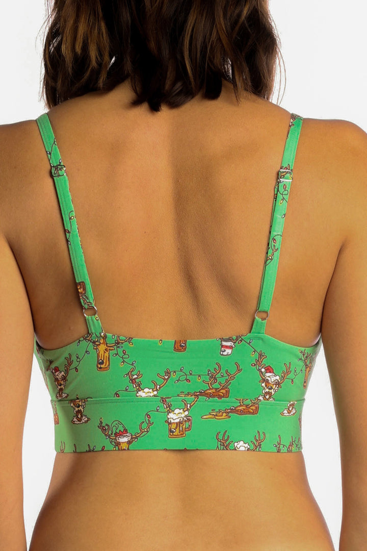 The Blitzened | Reindeer Beer Boob Hammock™ Scoop Bralette