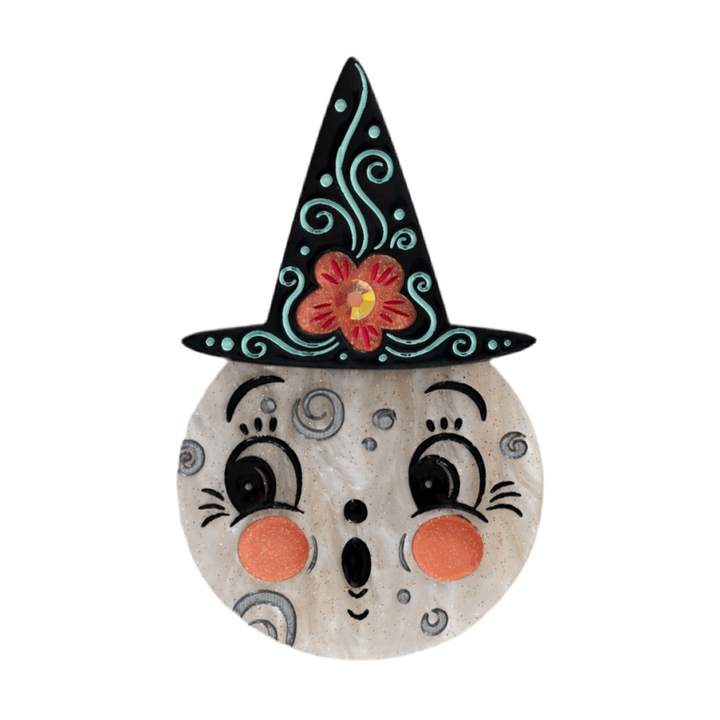 Bloomin' Luna Witch Brooch by Lipstick & Chrome – view 9