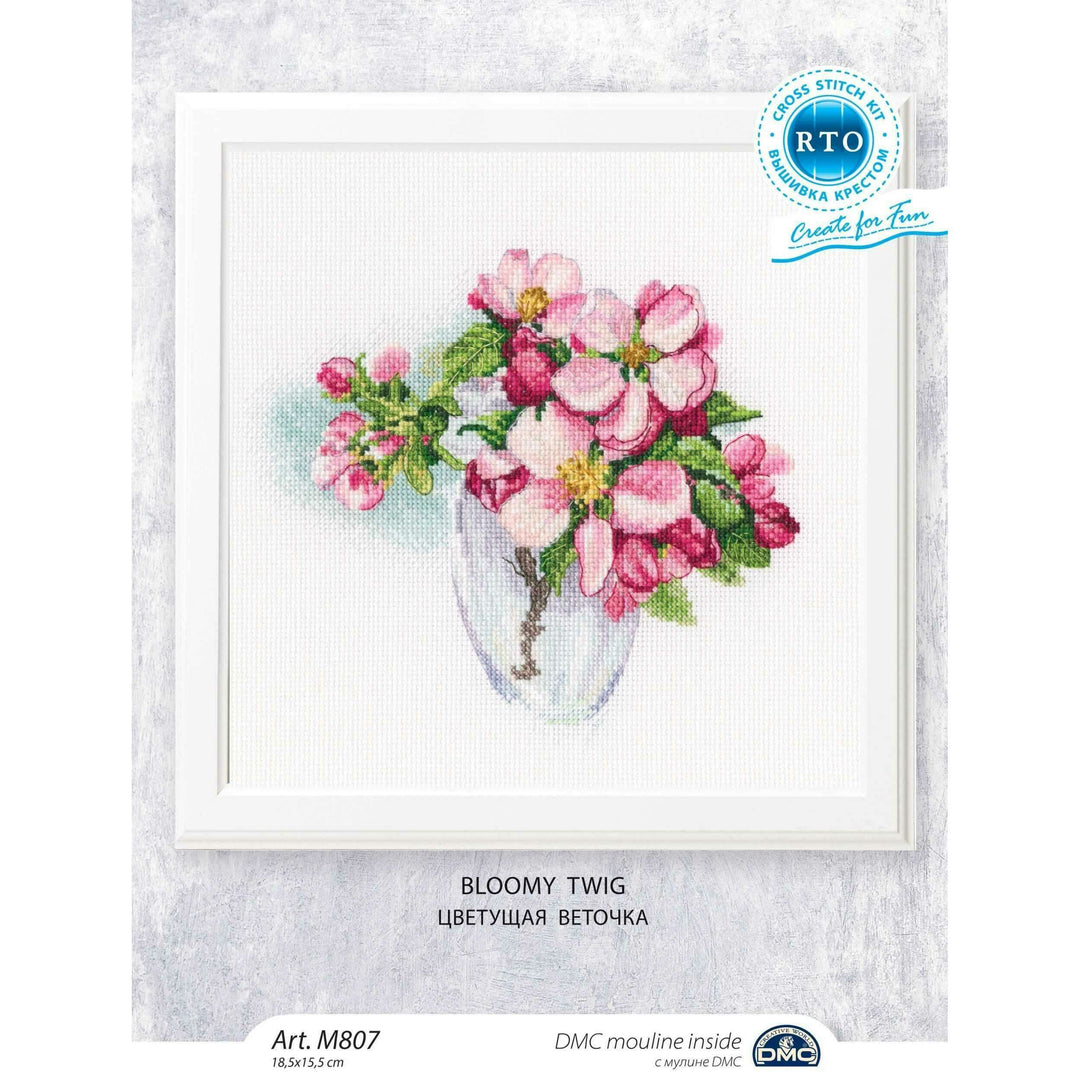 Bloomy twig M807 Counted Cross Stitch Kit