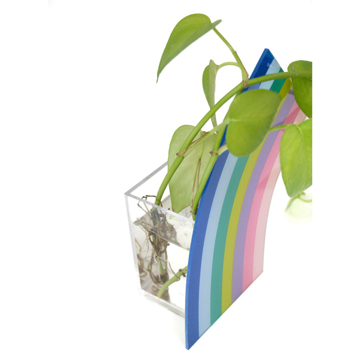 Blue Half Rainbow Arch Standing Propagation Planter