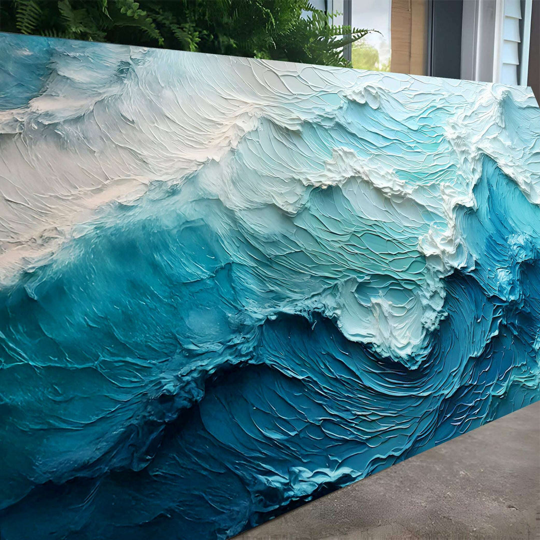 Blue Ocean Coastal Wall Art II