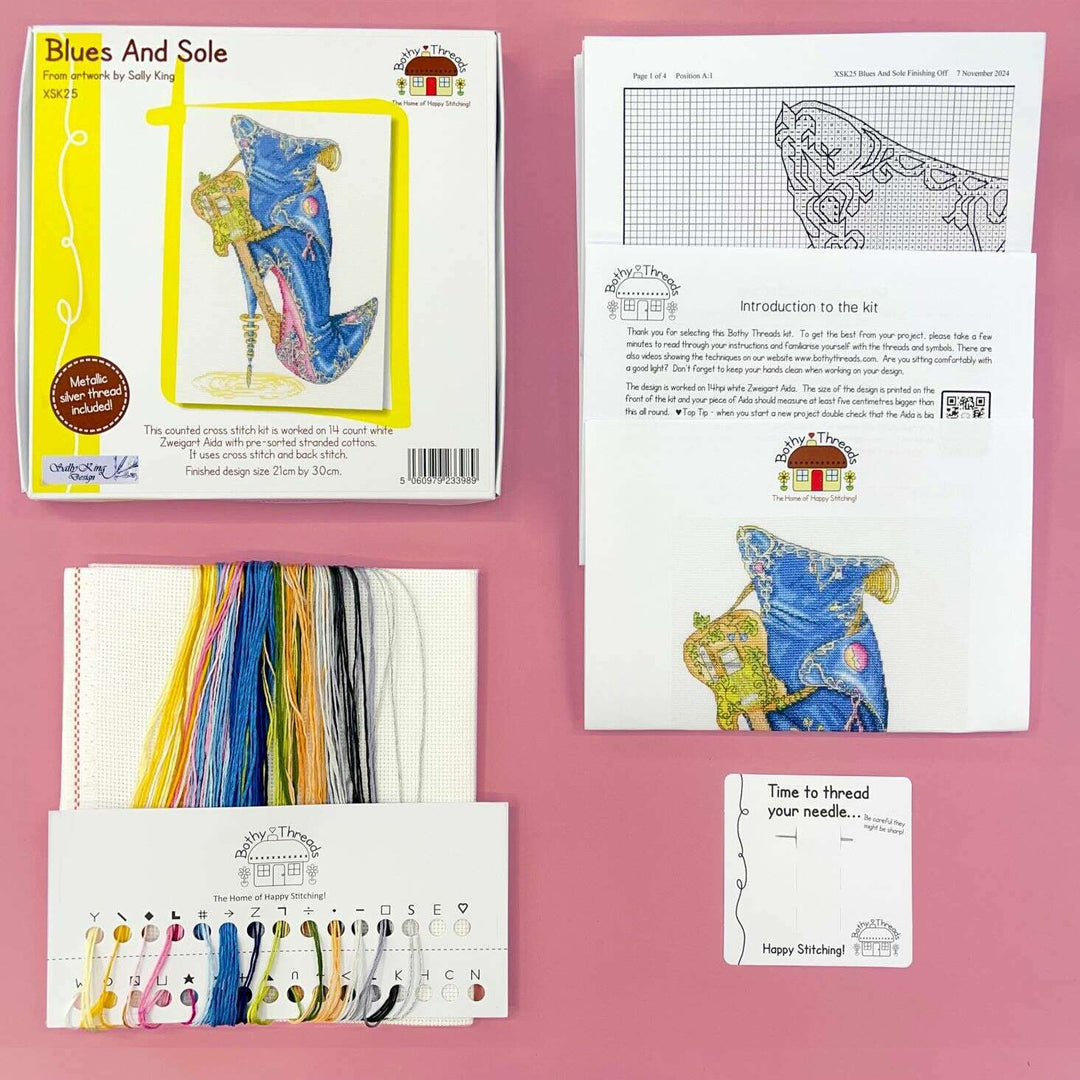 Blues And Sole XSK25 Counted Cross Stitch Kit